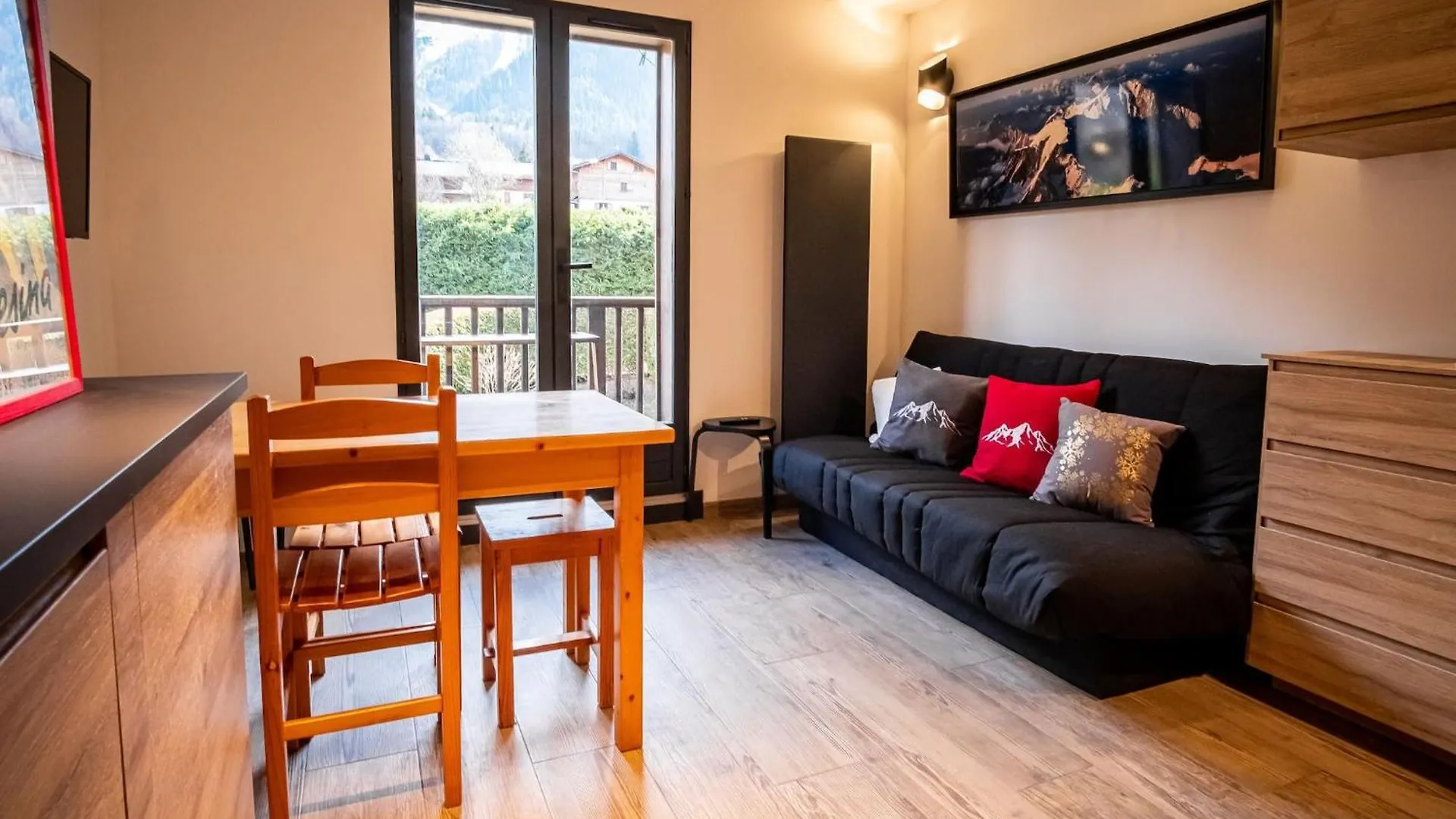 Kinabalu - Vue Mt Blanc Range Les Houches Center Apartment